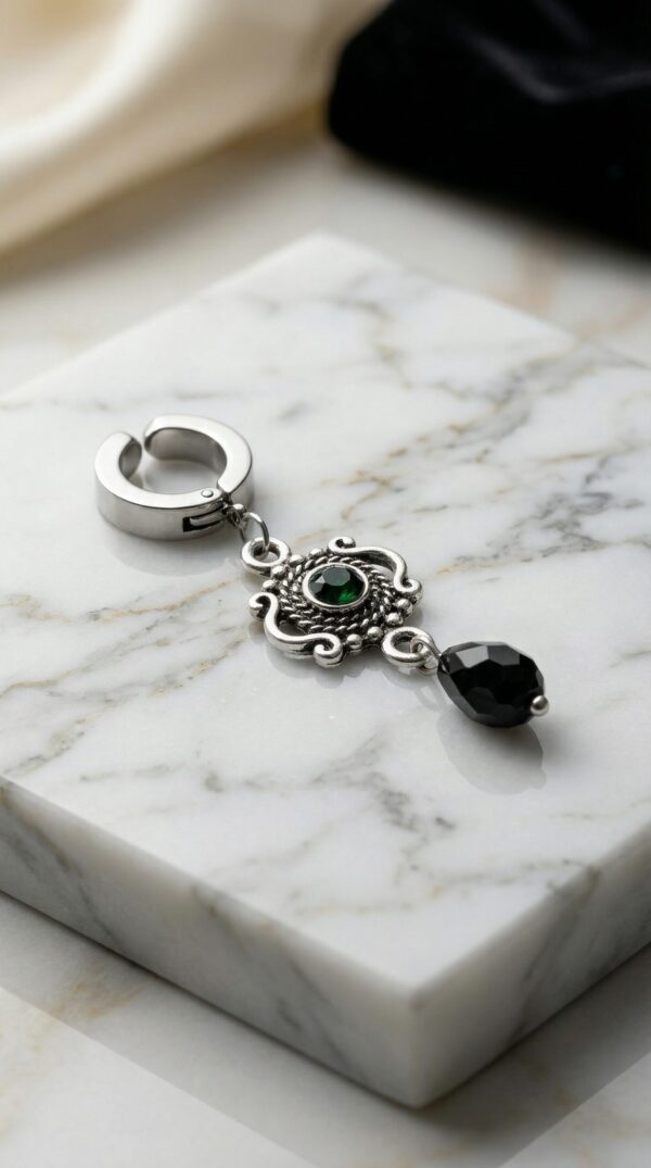 REPIOR APEX Clitoral Sensory Anchor Black Crystal, Steel