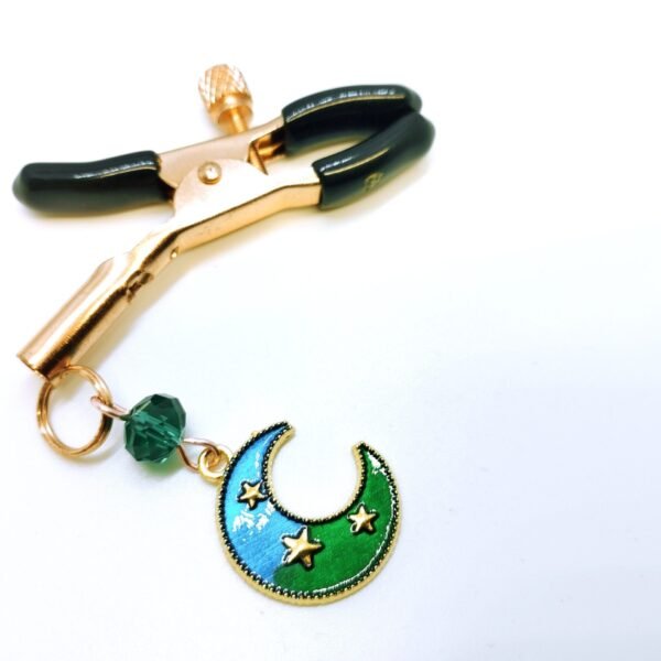 REPIOR SHELL | Clitoral Sensory Anchor | Moon, Rose Gold Steel