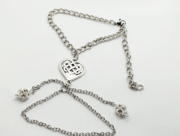 Sexy Genital Jewelry - Penis Jewelry Scrotum Chain Heart Celtic Knot for BDSM Jewelry