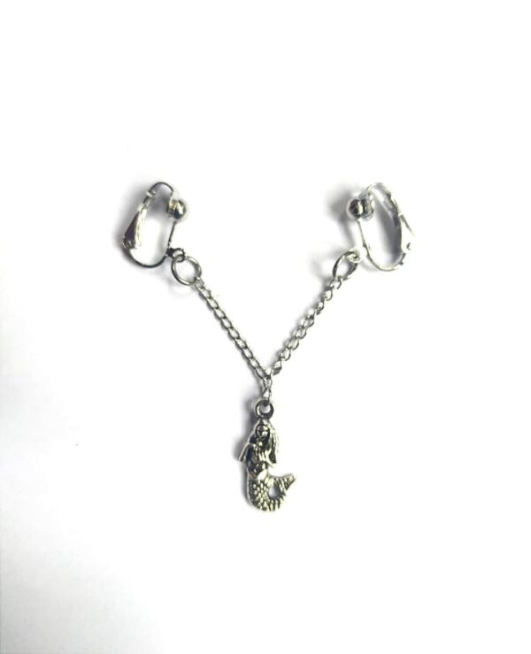 Mermaid Jewelry Labia Chain Clamps, Clitoral Jewelry