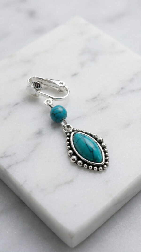 REPIOR ARMOR Clitoral Sensory Anchor Turquoise, Silver