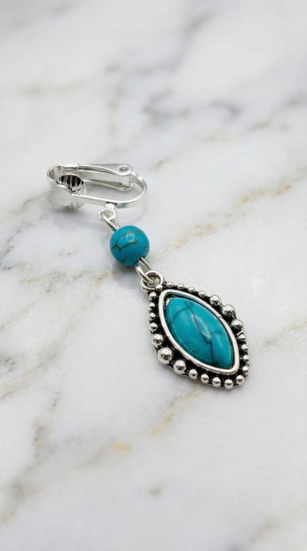 REPIOR ARMOR Clitoral Sensory Anchor Turquoise, Silver