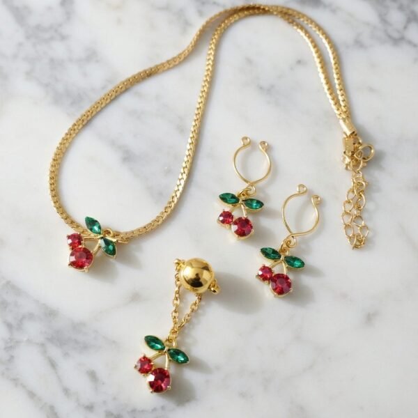 REPIOR NEXUS Intimate Curated Anatomical Ensemble Set Cherry, Gold Steel