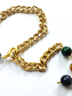 Penis Chain Gold Stainless Steel Non Piercing Penis Jewelry with stones