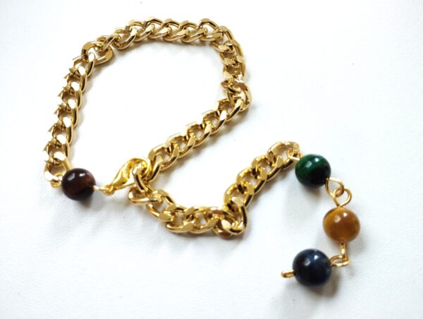 Penis Chain Gold Stainless Steel Non Piercing Penis Jewelry with stones