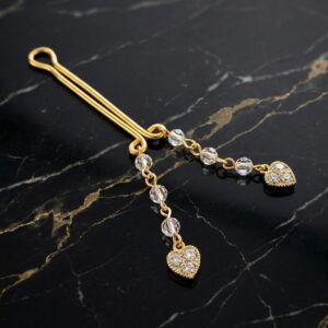 REPIOR NEXUS Clitoral Sensory Anchor Crystal Heart, Aluminum