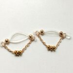 Non piercing nipple noose barbell with Dangle Chain, Mature Body Jewelry, Sexy Nipple Jewelry