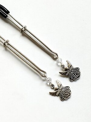 Angel Tweezers Nipple clamps, Adjustable nipple Non Piercing Nipple Rings Nipple jewelry Sexy Clip on Nipple, Mature jewelry women gift