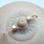 Non piercing nipple noose barbell acrylic square beads, Mature Body Jewelry, Sexy Nipple Jewelry