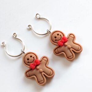 Ginger Bread Man Nipple jewelry Adjustable nooses Non Piercing Cute Nipple Rings Sexy Clip on Nipple