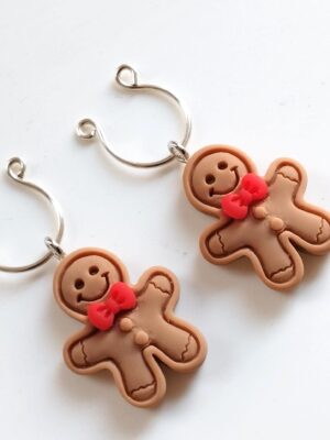 Ginger Bread Man Nipple jewelry Adjustable nooses Non Piercing Cute Nipple Rings Sexy Clip on Nipple