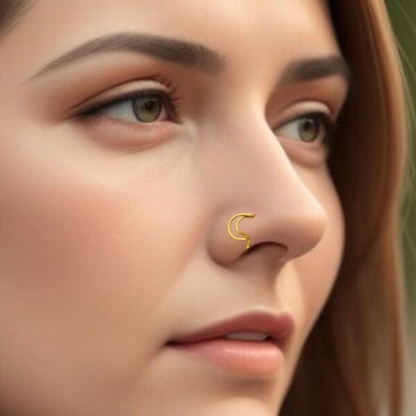 moon nose ring