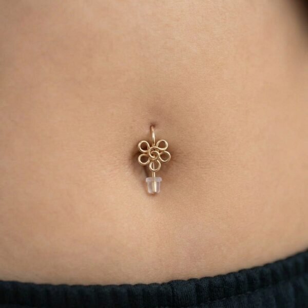 REPIOR ARMOR Umbilical Orbit Daisy, Copper, handmade jewellery by REPIOR