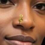Double Spiral Nose Ring