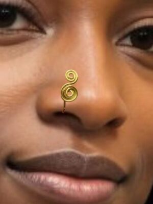Double Spiral Nose Ring