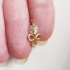 Personalised Belly Button ring, Birthstone Belly Bar, Navel Bar