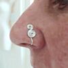 Double Spiral Nose Ring