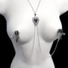 black heart necklace to nipples