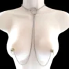 Stainless Steel Submissive O Ring Necklace to nipples, Minimalist Discreet Day Collar