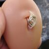 Rose Flower Belly Button Ring