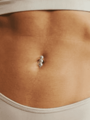 Personalized Birthstone Belly Button Ring