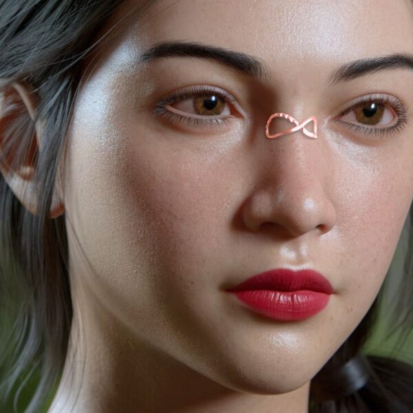 Trend Nose bridge cuff Nose Jewelry nose cuff Handmade nose silver jewellery modern cuff