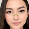 Beaded Nasalang Stainless Steel Band, Custom Nose Connector for Piercings, Nostril Bridge Jewelry
