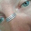 Trend Nose bridge cuff Nose Jewelry nose cuff Handmade nose silver jewellery modern cuff