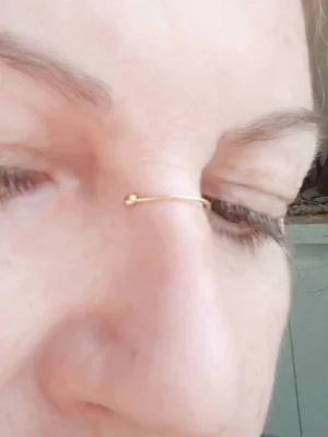 Trend Nose bridge cuff, Nose Jewelry, nose cuff, Handmade Non Piercing nose jewellery