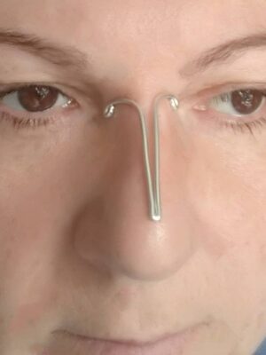 Trend Nose bridge cuff Nose Jewelry nose cuff Handmade nose silver jewellery modern cuff