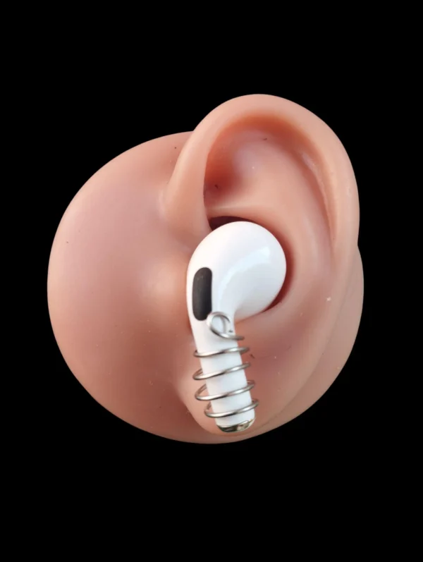 Stainless Steel Anti-Lost EarPods Stud Secure Earbud Holder for Earphones Tech Earring