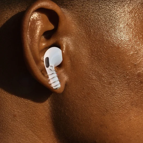Stainless Steel Anti-Lost EarPods Stud Secure Earbud Holder for Earphones Tech Earring