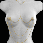 Non-Pierced Chain Bralette | Bikini Body Jewelry | Festival Chain Bra | Cosplay Costume | Rave Outfit | Gifts for Her