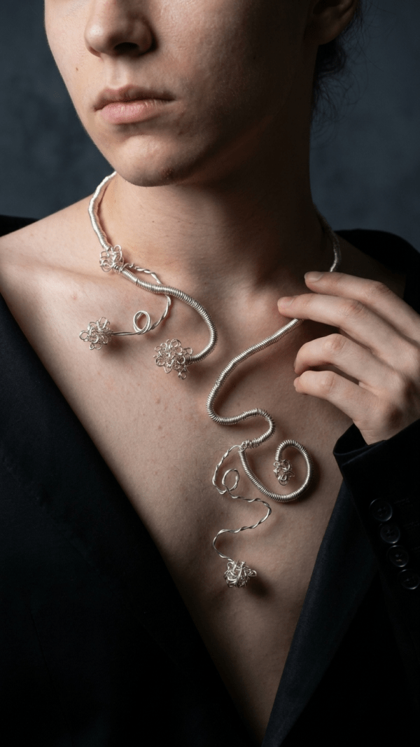 Silver VINE Necklace